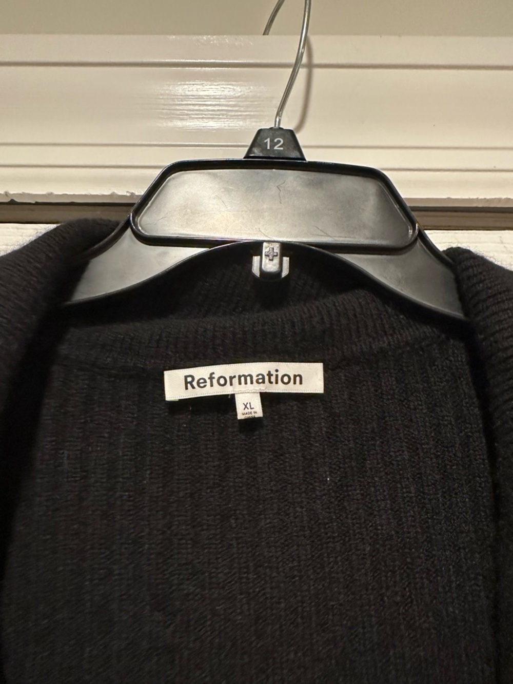 Reformation Fantino Cashmere Collared Cardigan - Picture 3 of 4